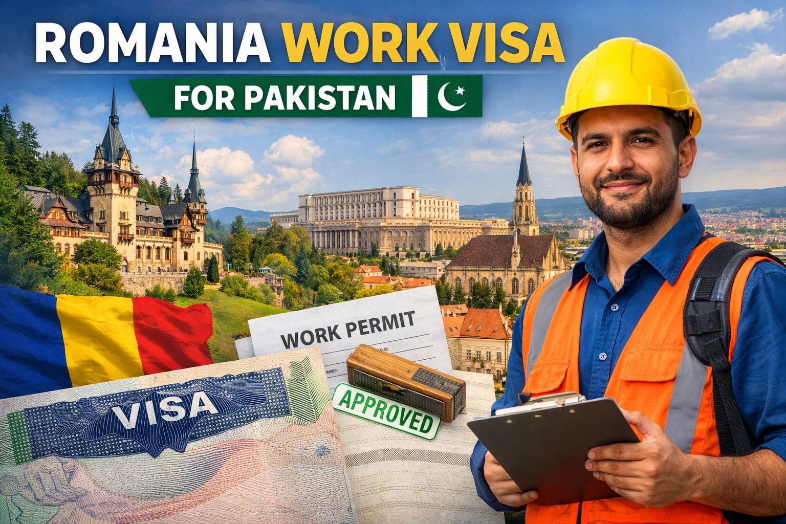 Romania Work Visa for Pakistan