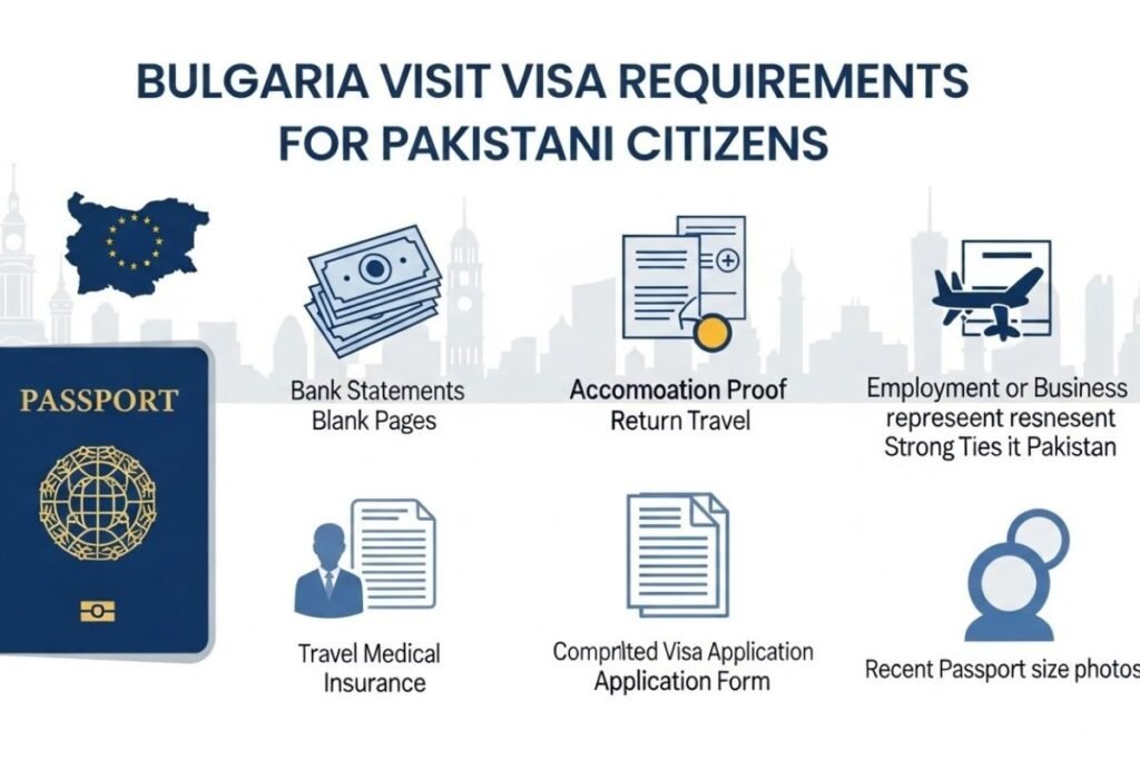 Bulgaria Visit Visa from Pakistan
