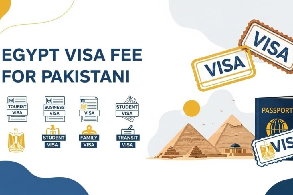 Egypt Visa Fee for Pakistani